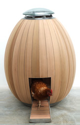 A beautiful, prefabricated hen-house